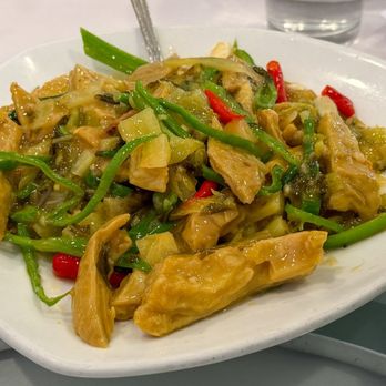 Zoe's Chinese Restaurant - Pork Intestine with Preserved Vegetables - Szechuan Near Me - Somerville, Massachusetts Zoe's Chinese Restaurant - Pork Intestine with Preserved Vegetables - Szechuan Near Me - Somerville, Massachusetts