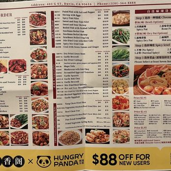 Tasty Palace - Menu (back) - Chinese Near Me - Davis, California