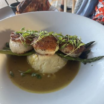 Deep Oceanfront Restaurant and Bar - Beachcomber Resort - Pan Seared Scallops - Seafood Near Me - Pompano Beach, Florida Deep Oceanfront Restaurant and Bar - Beachcomber Resort - Pan Seared Scallops - Seafood Near Me - Pompano Beach, Florida