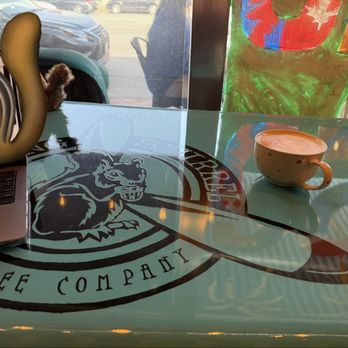 Flying Squirrel Coffee Co - Coffee, the bar I sat at, emoji squirrel. Everything you need. - Coffee & Tea Near Me - Mansfield, Texas