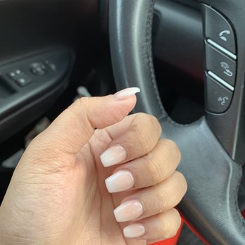 Ken Nails Spa - Cofin shaped nude French manicure acrylic - Nail Salons Near Me - Dublin, California Ken Nails Spa - Cofin shaped nude French manicure acrylic - Nail Salons Near Me - Dublin, California