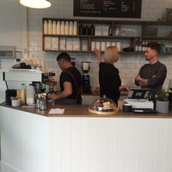 Kings Domain Barber Shop - Coffee with industry beans