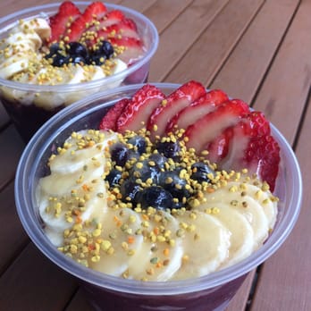 Tropical Tribe - These are two açai bowls, one is the Hawaiian and one is the Tropical. Amazingly delicious! - Juice Bars & Smoothies Near Me - Honolulu, Hawaii Tropical Tribe - These are two açai bowls, one is the Hawaiian and one is the Tropical. Amazingly delicious! - Juice Bars & Smoothies Near Me - Honolulu, Hawaii