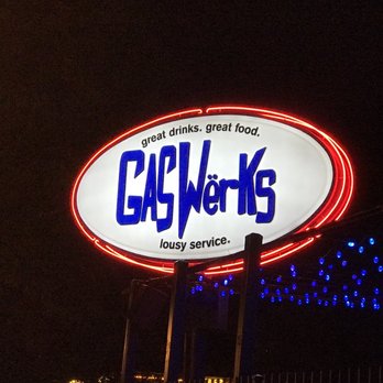 Gaswerks - Look for this big revolving sign. - Sports Bars Near Me - Columbus, Ohio