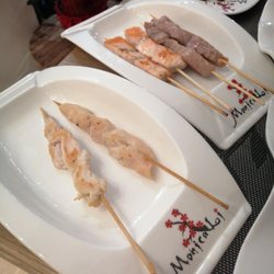 Monica Li - Spiedini di tonno, pollo e salmone (nella media)