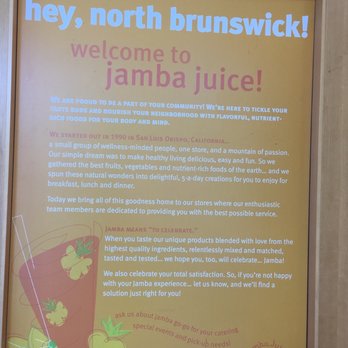 Jamba - Wall sign - Juice Bars & Smoothies Near Me - North Brunswick, New Jersey