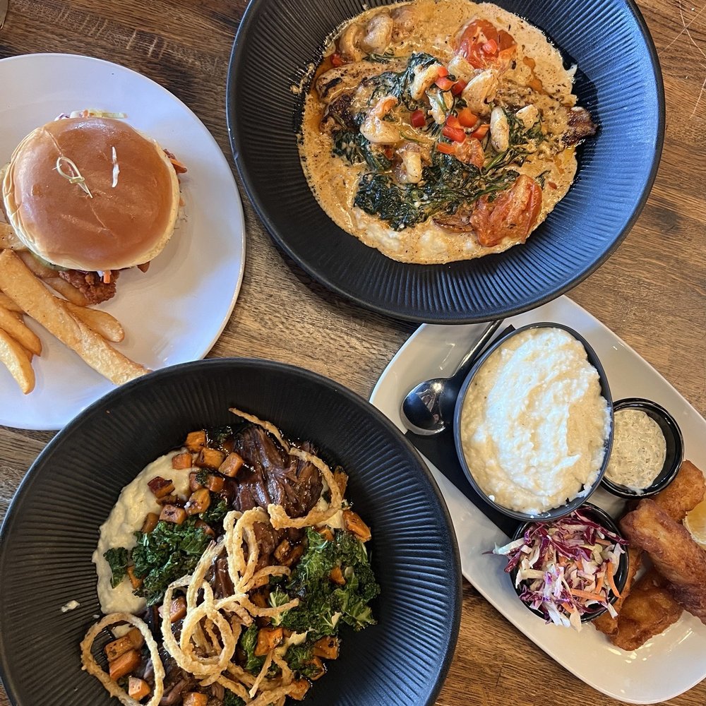 Proper Restaurant & Bar - Braised Short Ribs Redfish, Shrimp, & Grits Nashville Hot Chicken Sandwich - Beer Bar Near Me - Inlet Beach, Florida Proper Restaurant & Bar - Braised Short Ribs Redfish, Shrimp, & Grits Nashville Hot Chicken Sandwich - Beer Bar Near Me - Inlet Beach, Florida