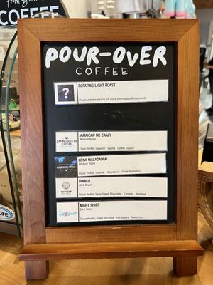 Menu photo 1 Barrel & Bean Coffee Morgan Hill, CA