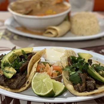 Latin Food - Beef tacos on hand made tortillas & coconut creme seafood soup both incredible !!! Get it! :).. - Latin American Near Me - West Monroe, Louisiana Latin Food - Beef tacos on hand made tortillas & coconut creme seafood soup both incredible !!! Get it! :).. - Latin American Near Me - West Monroe, Louisiana