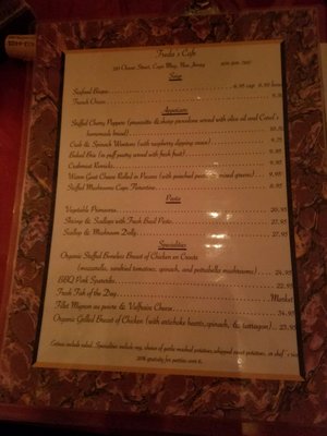 Menu photo 4 Freda's Cafe Cape May, NJ Menu photo 4 Freda's Cafe Cape May, NJ