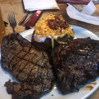 Texas Roadhouse - Ribeye, ribs, loaded baked potato - Steakhouses Near Me - Harvey, Louisiana Texas Roadhouse - Ribeye, ribs, loaded baked potato - Steakhouses Near Me - Harvey, Louisiana