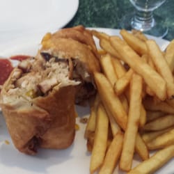 Gibson's Restaurant - Wrap de poulet canjun très bon !
