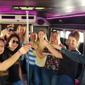 Fun Times Party Bus - Bachelorette party began with a trip to Hampton Beach. - Party Bus Rentals Near Me - Laconia, New Hampshire