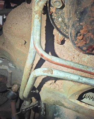 Leaking transmission line and transmission filter/fluid service - Leaky trans line? Ouch looks like you’ll be slipping before you’re shifting! Get it fixed today @ R&J Mobile Auto Repair!!