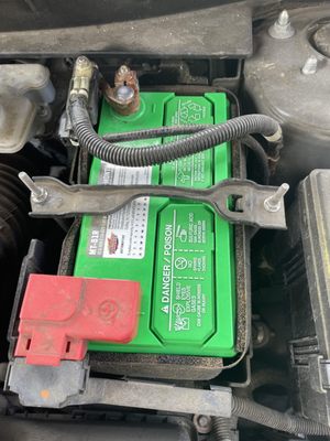 Honda battery installation - Customer was stuck in a parking lot; we made her day a little easier with a fast battery replacement.  Contact us for all your battery needs!