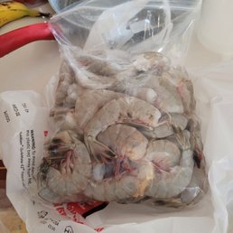 Our 4 pounds of fresh shrimp Our 4 pounds of fresh shrimp