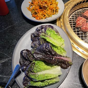 COTE Miami - The mixed greens salad and the lettuce for the meats. - Korean Near Me - Miami, Florida COTE Miami - The mixed greens salad and the lettuce for the meats. - Korean Near Me - Miami, Florida