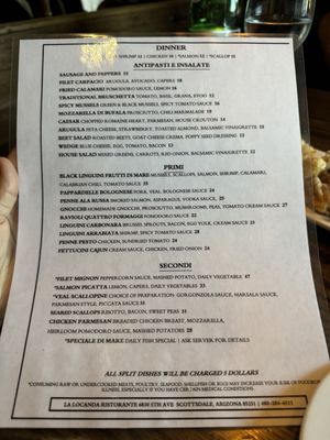Menu photo 4 La Locanda Scottsdale, AZ Menu photo 4 La Locanda Scottsdale, AZ
