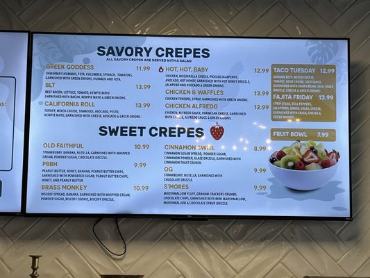 Menu photo 2 Crepe Escape Lake Charles, LA