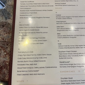 Echo & Rig - Menu - Steakhouses Near Me - Las Vegas, Nevada