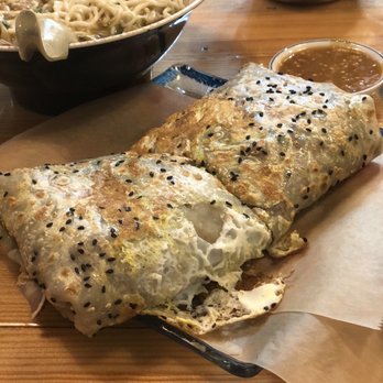 Master Kong - Jianbing - looks amazing but fairly bland - Noodles Near Me - Portland, Oregon