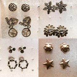 Voyeur - Sterling silver studs