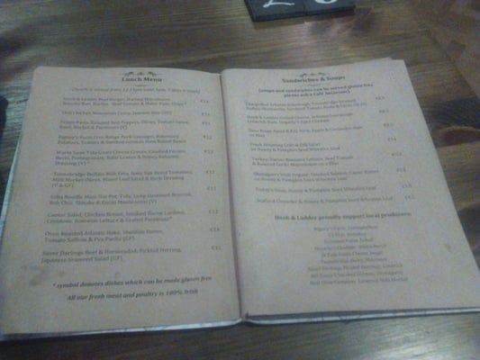 Menu photo 2 Hook & Ladder Limerick, LK