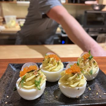 SŌBŌ Sake Bar - Wasabi eggs - Sushi Bars Near Me - Boonville, California