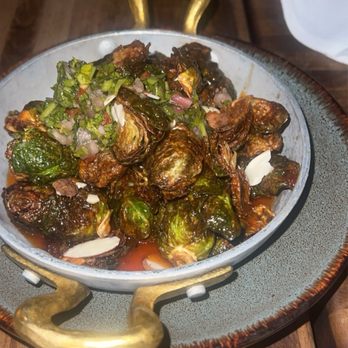 Eureka! - Crispy Glazed Brussel Sprouts - American Near Me - Indian Wells, California Eureka! - Crispy Glazed Brussel Sprouts - American Near Me - Indian Wells, California