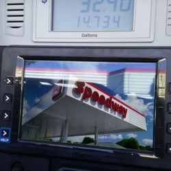 Speedway - Pump reflection
