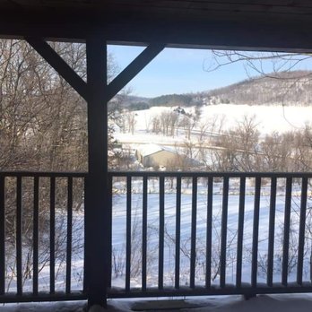 Kickapoo Valley Guest Cabins - View from our cabin - Guest Houses Near Me - La Farge, Wisconsin