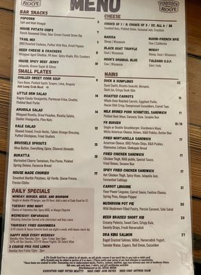 Menu photo 5 Forbidden Root Chicago, IL