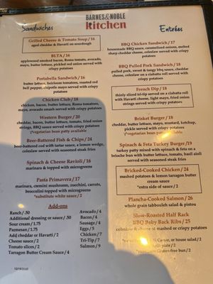 Menu photo 4 Barnes & Noble Kitchen Folsom, CA