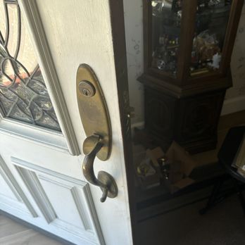Van Nuys Lock & Key - 30 + old mortise lock customer wanted removed and replaced with a standard knob lock and deadbolt - Keys & Locksmiths Near Me