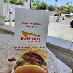 Animal style cheeseburger