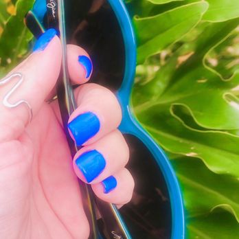 Nail Saloon - When in doubt, add some blue! - Nail Salons Near Me - Wildwood, Florida