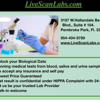 LiveScanLabs - Laboratory Testing Near Me - Pembroke Park, Florida LiveScanLabs - Laboratory Testing Near Me - Pembroke Park, Florida