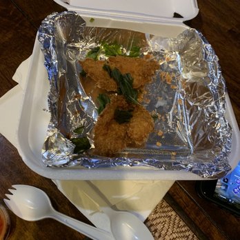 Royal Siam - Spicy Garlic Fish (forgot to take a picture and ate a couple pieces because I was so hungry lol) - Thai Near Me - Stockton, California