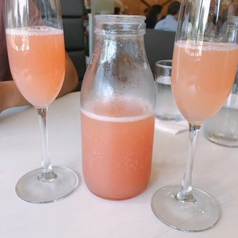 Hungry's - Strawberry mimosa carafe - New American Near Me - Houston, Texas Hungry's - Strawberry mimosa carafe - New American Near Me - Houston, Texas