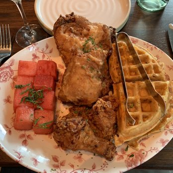 Yardbird - Chicken 'N' Watermelon 'N' Waffles - Southern Near Me - Dallas, Texas