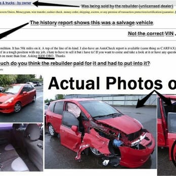 PDXinspections - We do more than perform inspections. We provide upfront research and help you avoid scams such as this - Car Inspectors Near Me - Portland, Oregon PDXinspections - We do more than perform inspections. We provide upfront research and help you avoid scams such as this - Car Inspectors Near Me - Portland, Oregon