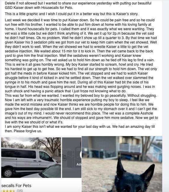 HOUSECALLS FOR PETS Updated September 2024 1206 S 137th Ave, Omaha