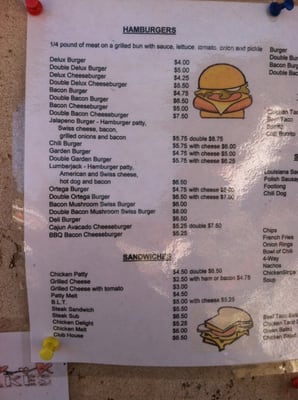 Menu photo 5 Dj's Burger Bar Rio Dell, CA