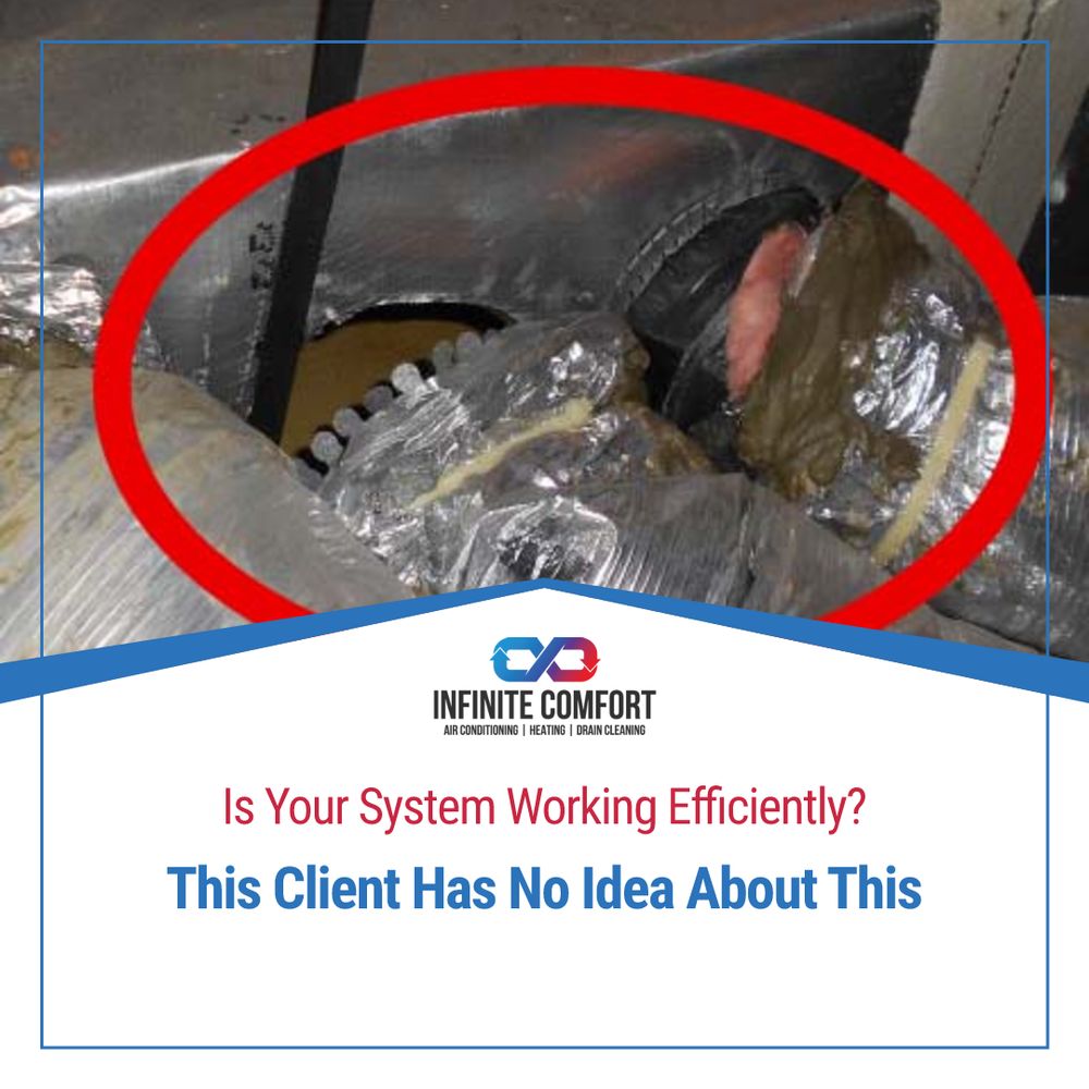 Slide of Infinite Comfort Heating, Cooling, & Drain Cleaning