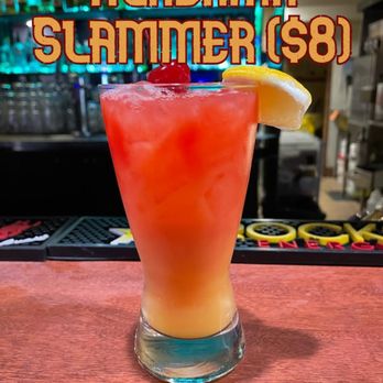 Diamond Palace - One of our August month specials with Southern Comfort, sloe gin, amaretto, and OJ. - Karaoke Near Me - Forest Grove, Oregon