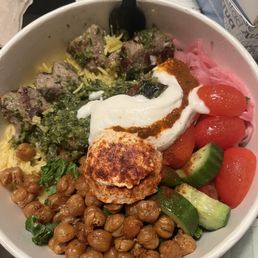 Steak Mediterranean Bowl Steak Mediterranean Bowl