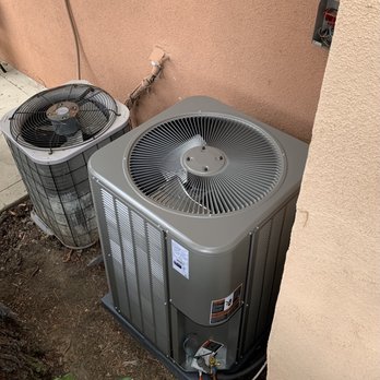 Haven Air Conditioning - New Lennox AC condenser unit much bigger and efficient compared to next old one - Heating & Air Conditioning/HVAC Near Me - Anaheim, California
