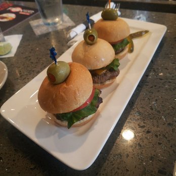 Foxiis Restaurant and Bar - Sliders. $6 on happy hour! (~$9 regularly) Pretty good. I'd ask for a side of mayonnaise or ketchup next time. - New American Near Me - McKinney, Texas Foxiis Restaurant and Bar - Sliders. $6 on happy hour! (~$9 regularly) Pretty good. I'd ask for a side of mayonnaise or ketchup next time. - New American Near Me - McKinney, Texas