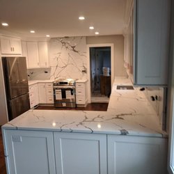Perfect Granite and Marble - Calcatta Marble looking quartz Perfect Granite and Marble 708 692-0425