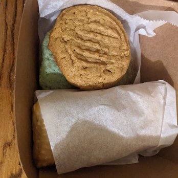Debbie on the Levee - Peanut butter cookie, cherry pistachio cookie, apple curry hand pie - Desserts Near Me - Kenner, Louisiana Debbie on the Levee - Peanut butter cookie, cherry pistachio cookie, apple curry hand pie - Desserts Near Me - Kenner, Louisiana